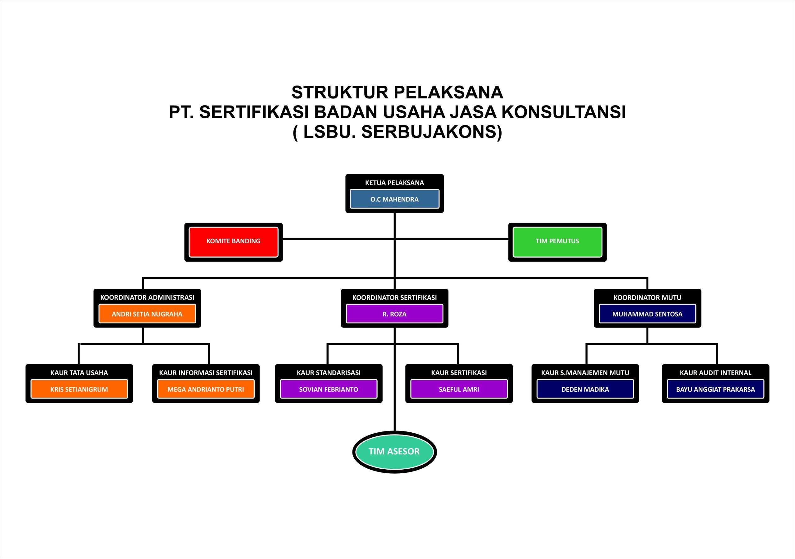 Struktur Dewan Pelaksana 